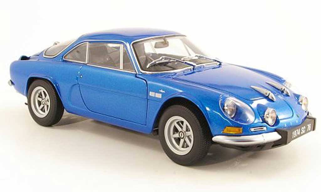 Alpine A110 1/18 Kyosho 1600SC blu 1974 modellino in miniatura