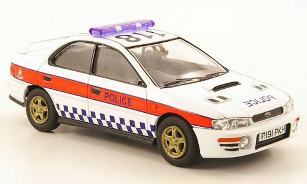 Subaru Impreza 1/43 Vanguards Turbo Humberside Police Polizei (GB) modellino in miniatura
