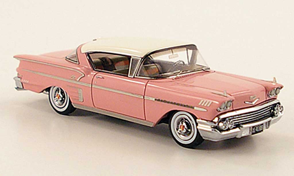 Chevrolet Bel Air 1958 1/43 American Excellence 1958 Impala Hardtop Coupe pink/elfenbein lim.Aufl. 500 modellino in miniatura