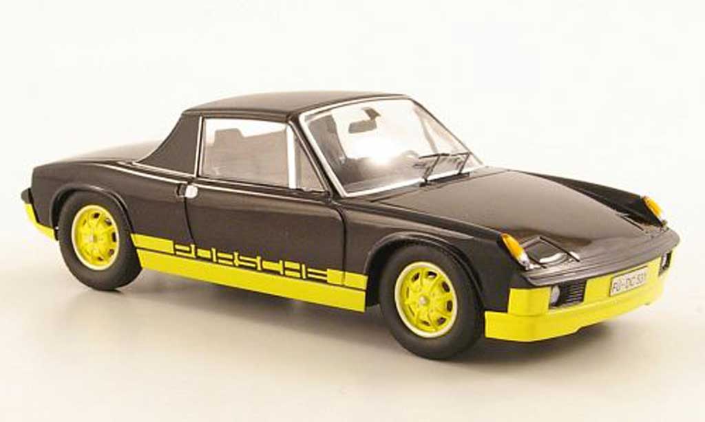 Porsche 914 1/43 Schuco nero/giallo ''Bumblebee'' modellino in miniatura