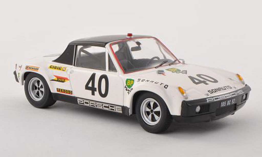 Porsche 914 1/43 Schuco 6 No.40 Sonauto 24h Le Mans 1970 G.Chasseuil/C.Ballot Lena modellino in miniatura