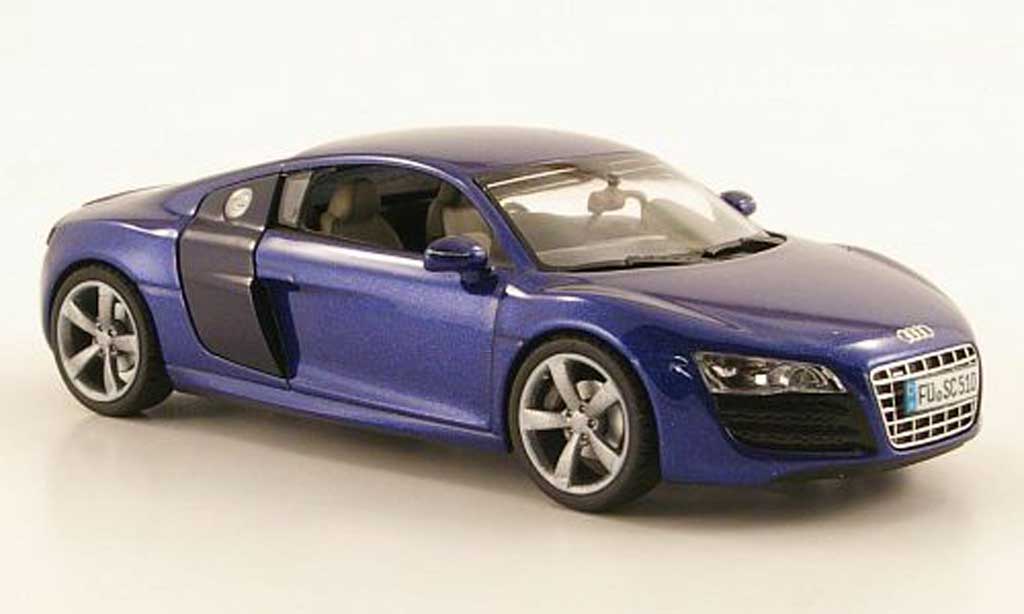 Audi R8 5.2 FSI 1/43 Schuco 5.2 FSI V10 blu modellino in miniatura