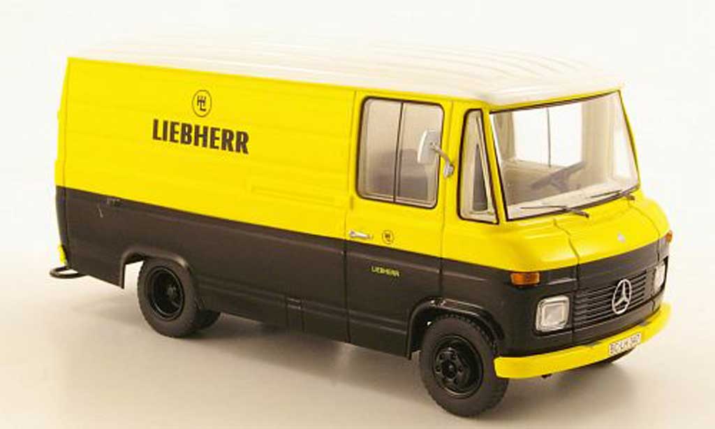Mercedes L408 1/43 Schuco Kasten Liebherr modellino in miniatura