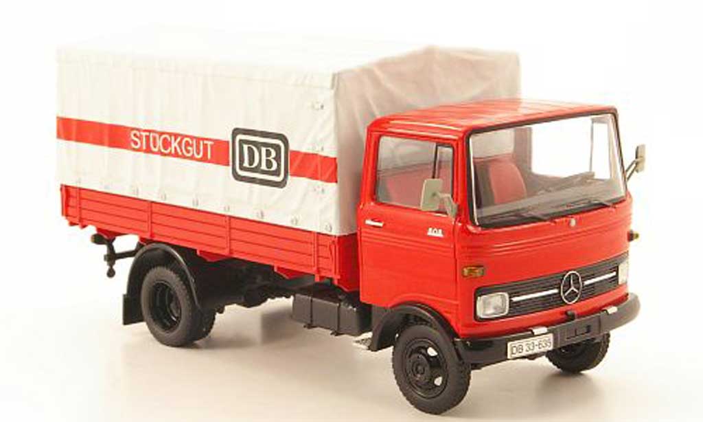 Mercedes LP 608 1/43 Schuco DB Stuckgut Pritsche/Plane modellino in miniatura