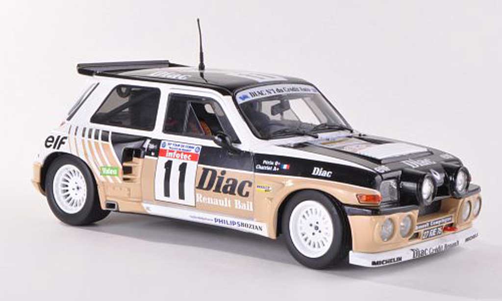 Renault 5 Turbo 1/18 Solido Turbo Maxi No.11 Diac Tour de Corse 198 modellino in miniatura