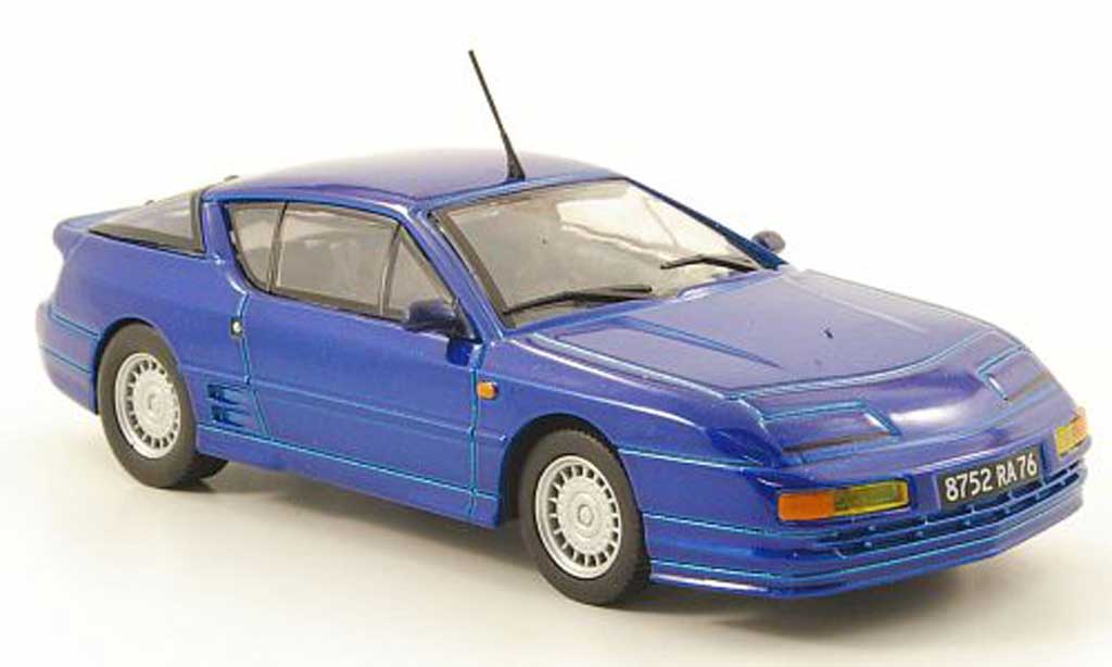 Alpine A610 1/43 Solido blu 1991 modellino in miniatura