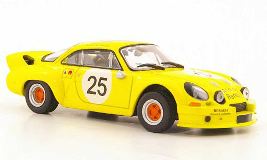 Alpine A110 1/43 Solido 1800 No. 25 Renault Histoire & Collection 1975 modellino in miniatura