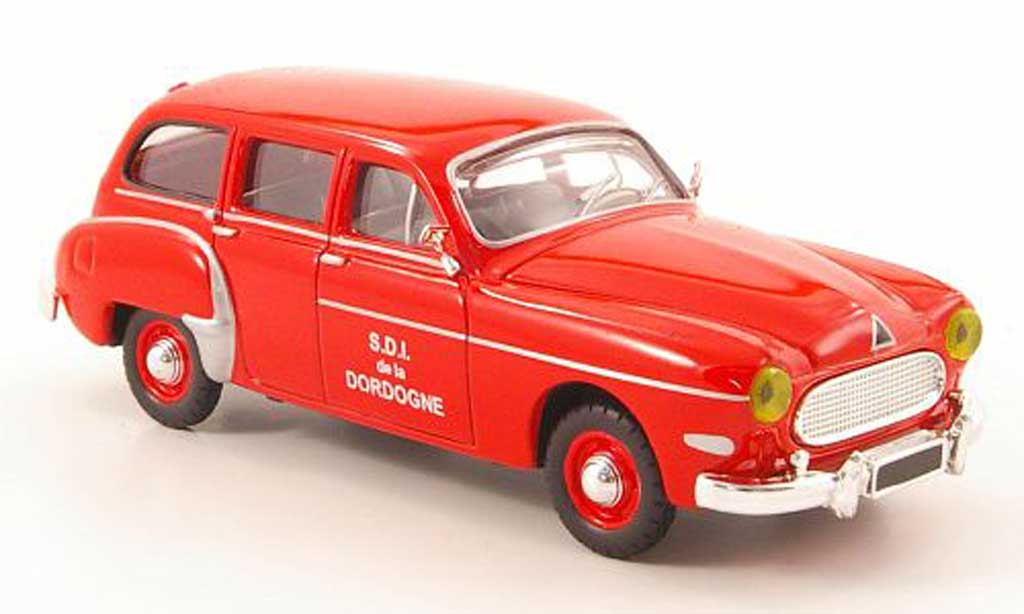 Renault Fregate 1/43 Solido Domaine pompier 1956 modellino in miniatura
