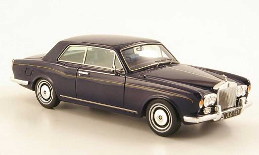 Rolls Royce Corniche 1/43 TrueScale Miniatures Coupe blu 1970 modellino in miniatura