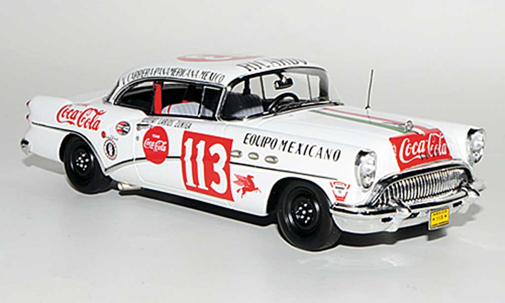 Buick Century 1/43 TrueScale Miniatures No.113 R.Ramirez / J.L.Zuniga Carrera Panamericana Mexiko 1954 modellino in miniatura