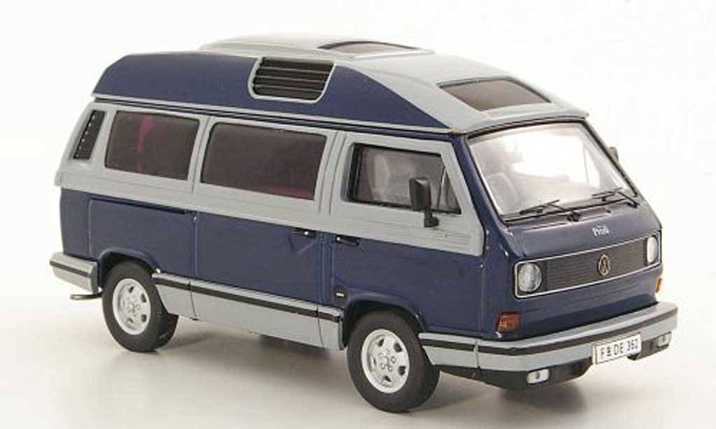 Volkswagen T3 A 1/43 Premium ClassiXXs A a Dehler-Profi blu/grigio modellino in miniatura