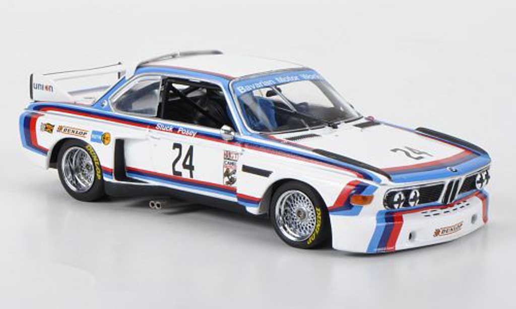 Bmw 3.5 CSL 1/43 Minichamps CSL IMSA No.24 Team North America H.-J.Stuck / S.Posey 12h Sebring 1975 modellino in miniatura