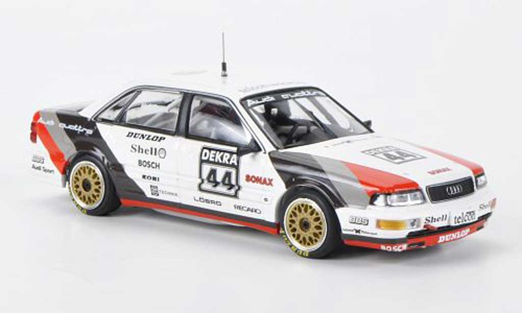 Audi V8 1/43 Minichamps Team SMS H.J.Stuck DTM 1990 modellino in miniatura