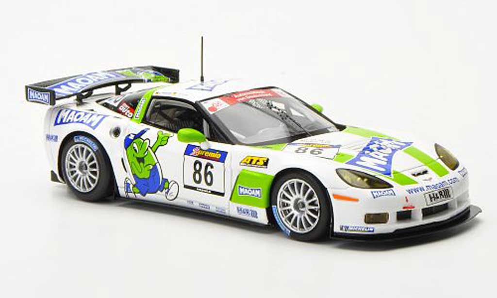 Chevrolet Corvette C6 1/43 Minichamps C6 Callaway Z06R GT3 No.86 Maoam J.Hohenadel / L.D.Arnold VLN 2010 modellino in miniatura