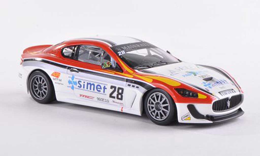 Maserati Gran Turismo GT4 1/18 Minichamps GT4 MC No.28 Trofeo MC 2010 Smurra/Piancastelli modellino in miniatura