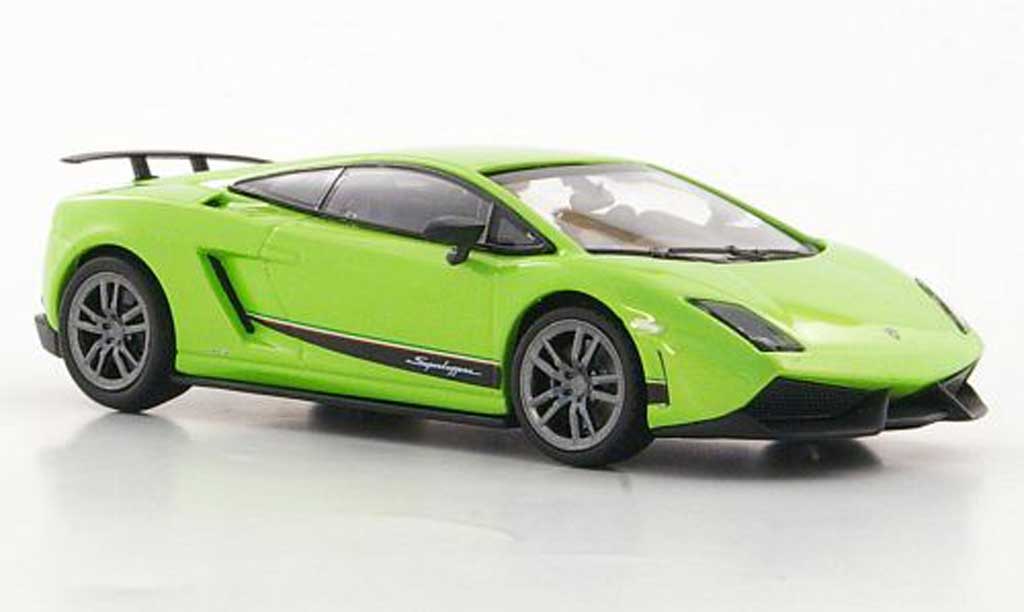 Lamborghini Gallardo LP570-4 1/43 Minichamps LP570-4 Superleggera grun 2010 modellino in miniatura