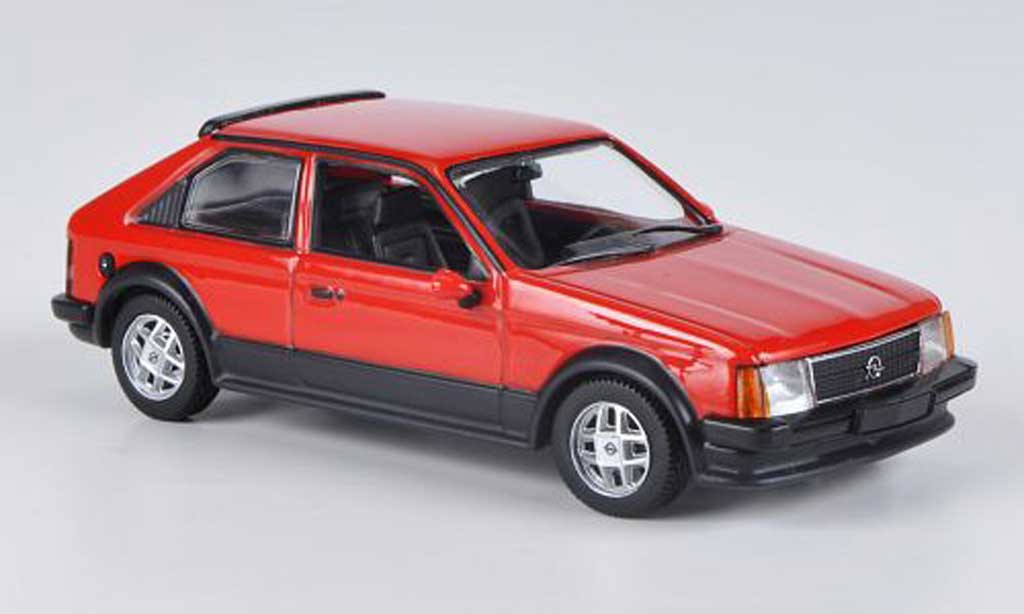 Opel Kadett D 1/43 Minichamps D SR rosso 1979 modellino in miniatura