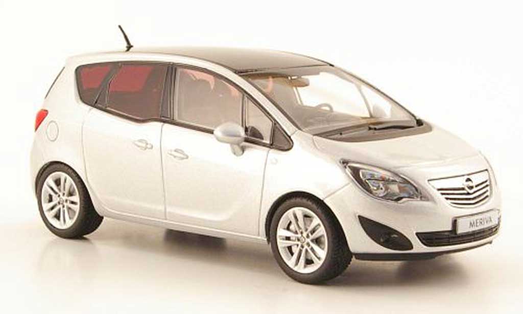 Opel Meriva 1/43 Minichamps grigio 2011 modellino in miniatura
