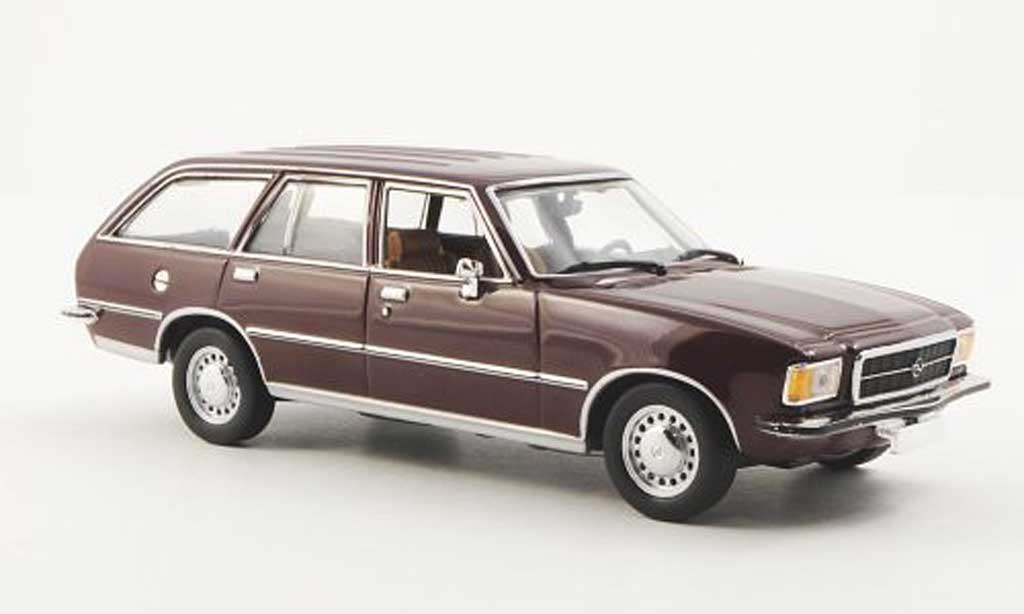 Opel Rekord 1/43 Minichamps D Caravan rosso 1975 modellino in miniatura