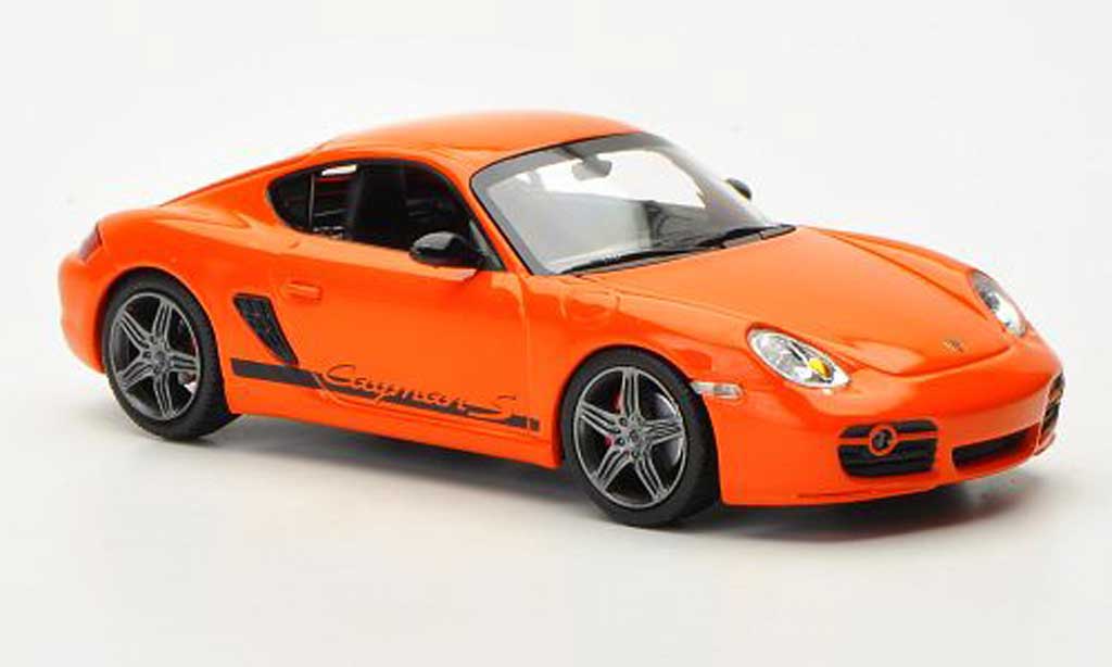 Porsche Cayman S 1/43 Minichamps S Sport (987) orange 2008 modellino in miniatura