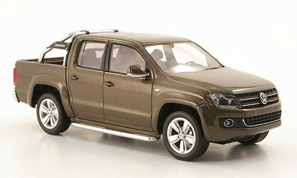 Volkswagen Amarok 1/43 Minichamps marroneee 2009 modellino in miniatura