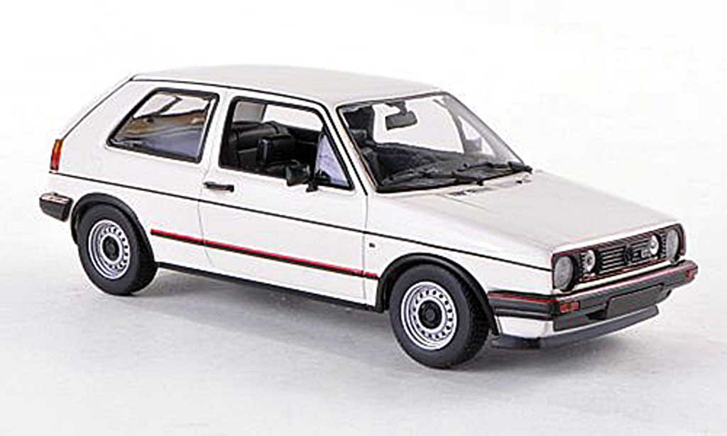 Volkswagen Golf 2 GTI 1/43 Minichamps 2 GTI bianco 1985 modellino in miniatura