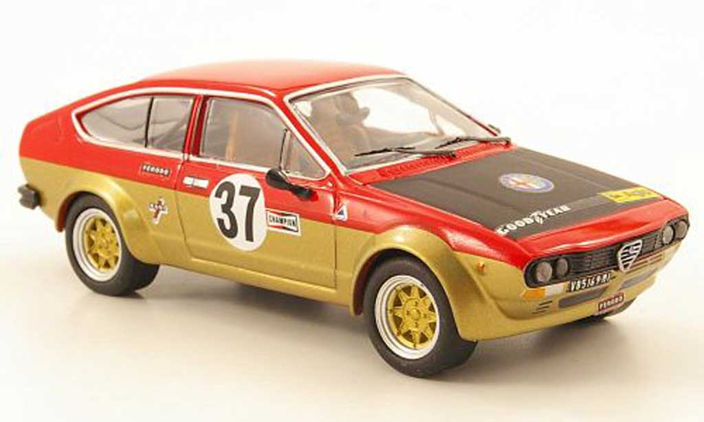 Alfa Romeo GT 2.0 1/43 M4 V 2.0 Alfetta No.37 1000 km Spa 1976 modellino in miniatura