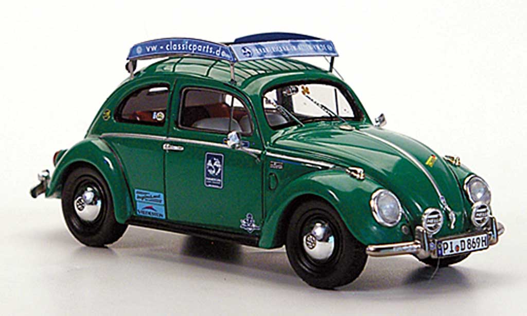 Volkswagen Kafer 1/43 Minichamps 1200 ''Die Erbse'' T.Schmitz/D.Dahmer Brezel1952 modellino in miniatura