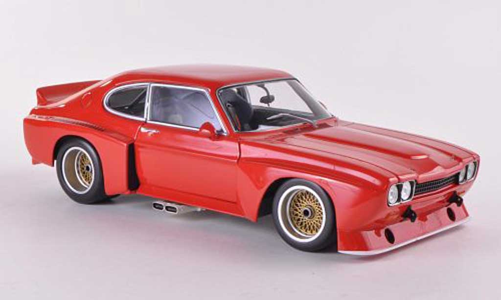 Ford Capri 3100 1/18 Minichamps 3100 3100 rosso Plain Body Version 1974 modellino in miniatura