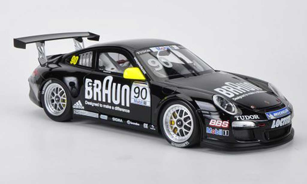 Porsche 997 GT3 CUP 1/18 Minichamps GT3 Cup 2010 No.90 Braun Vip - Supercup modellino in miniatura
