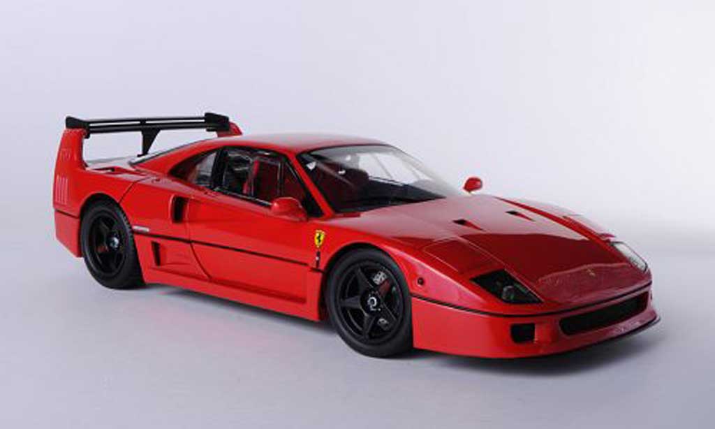 Ferrari F40 1/18 Kyosho Light Weight LM Wing rosso modellino in miniatura