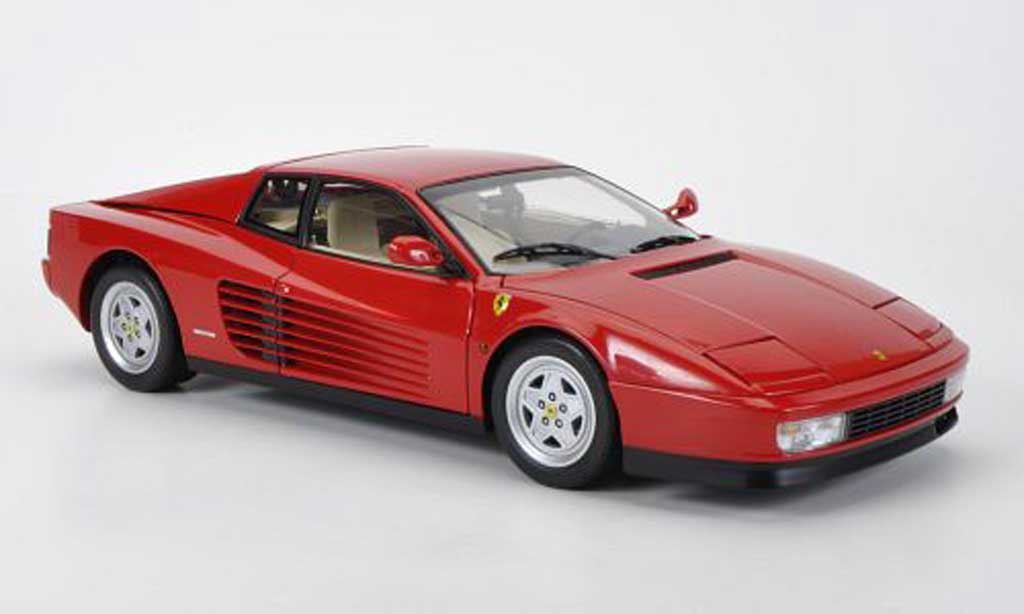 Ferrari Testarossa 1/18 Kyosho rosso 1989 modellino in miniatura