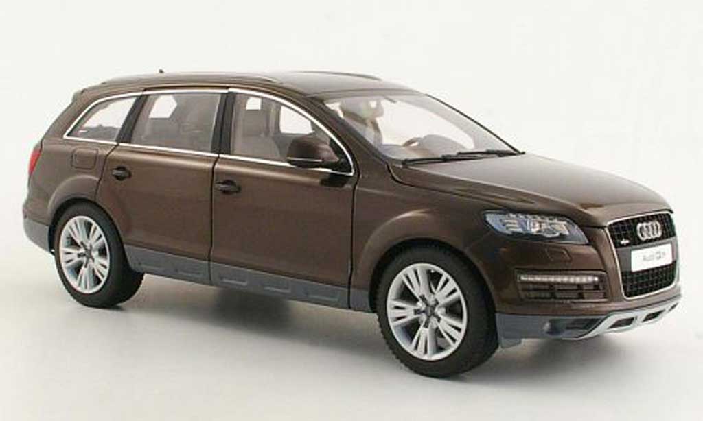 Audi Q7 1/18 Kyosho marronee Facelift modellino in miniatura