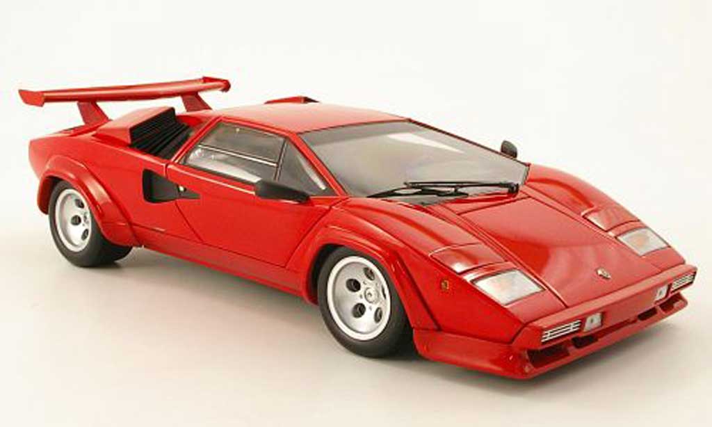Lamborghini Countach LP 500 1/18 Kyosho LP 500 s rosso modellino in miniatura