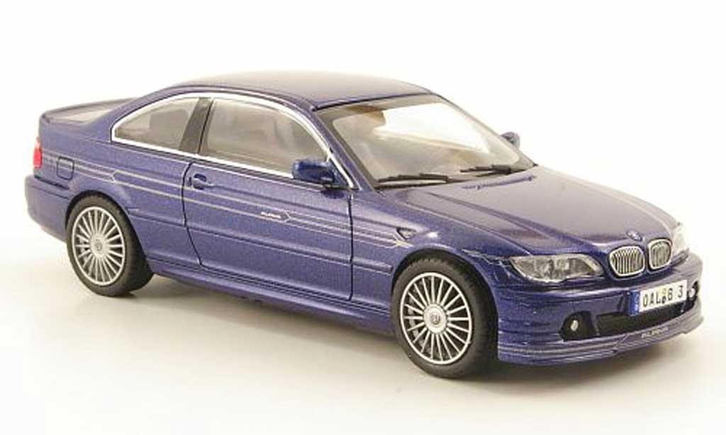 Bmw Alpina B3S 1/43 Kyosho B3S Coupe (E46) blu modellino in miniatura