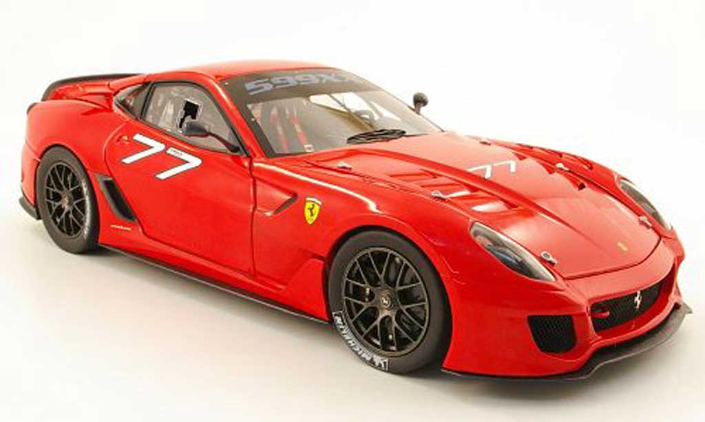 Ferrari 599 XX 1/18 Hot Wheels XX no.77 modellino in miniatura