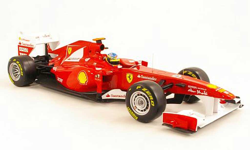 Ferrari F1 1/18 Hot Wheels 150 Italia No.5 F.Alonso Saison 2011 RACING LINE modellino in miniatura