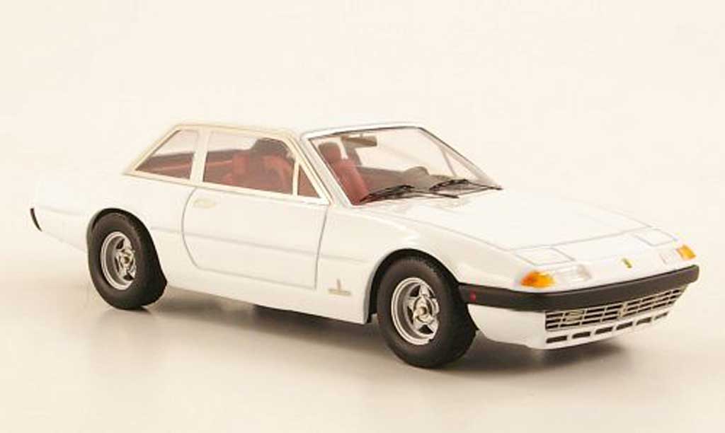 Ferrari 365 GT4 2+2 1/43 Hot Wheels Elite GT4 2+2 bianco (Elite) modellino in miniatura