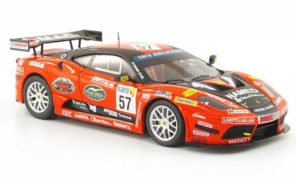 Ferrari F430 GT3 1/43 Hot Wheels Elite GT3 No.57 Kessel Racing Italian Championship (Elite) 2009 modellino in miniatura