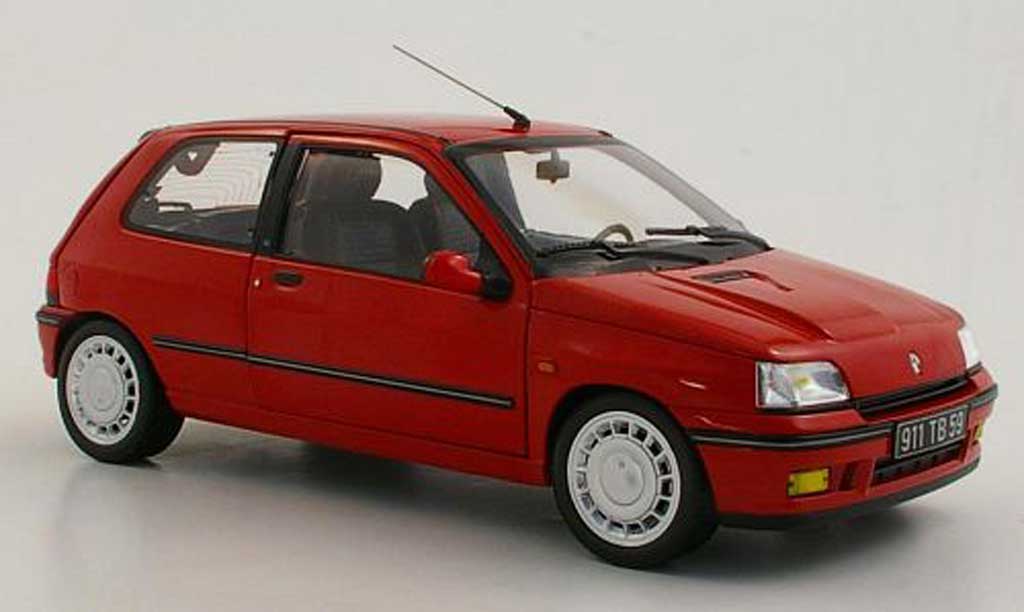 Renault Clio 16S 1/18 Norev 16S I 16S rosso 1991 modellino in miniatura