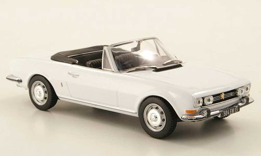 Peugeot 504 Cabriolet 1/43 Norev Cabriolet bianco 1969 modellino in miniatura