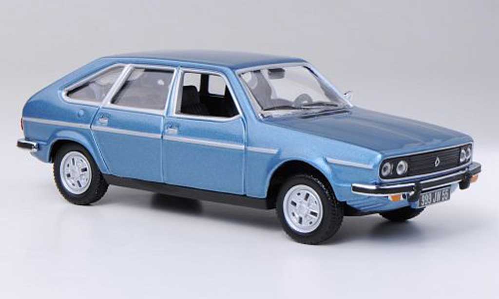 Renault 30 1/43 Norev TS blu 1978 modellino in miniatura