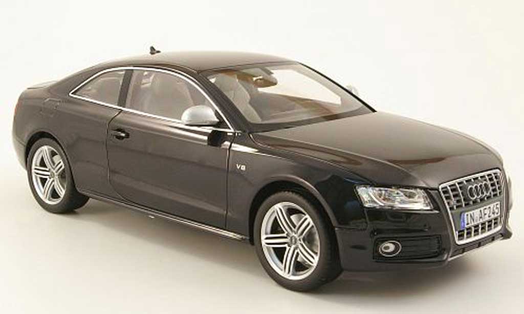 Audi S5 1/18 Norev coupe nero 2010 modellino in miniatura