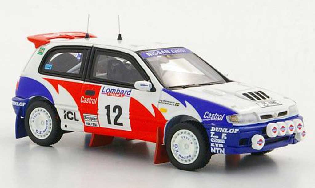 Nissan Pulsar 1/43 Provence Moulage GTI-R No.12 S.Blomqvist / B. Melander RAC Rally 1992 modellino in miniatura
