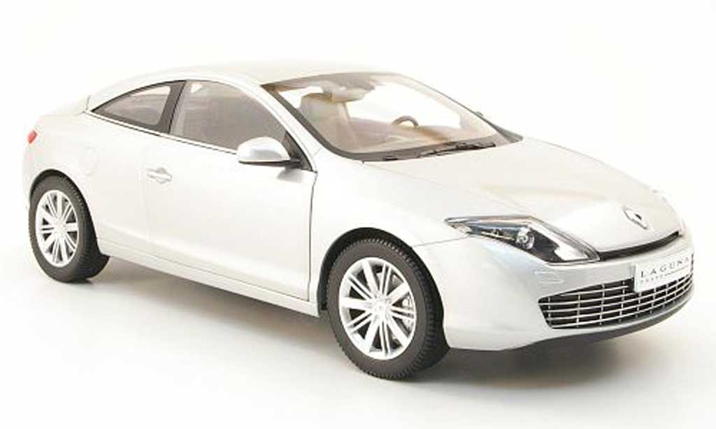 Renault Laguna 1/18 Norev coupe grigio metallisee 2008 modellino in miniatura