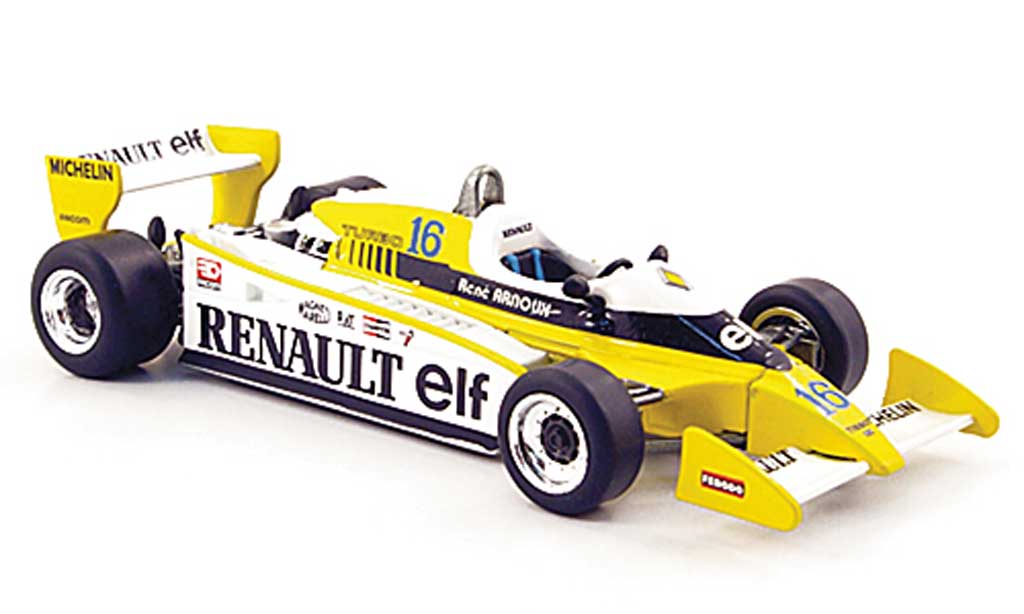 Renault F1 1979 1/43 Norev 1979 11 No.16 elf Dijon modellino in miniatura