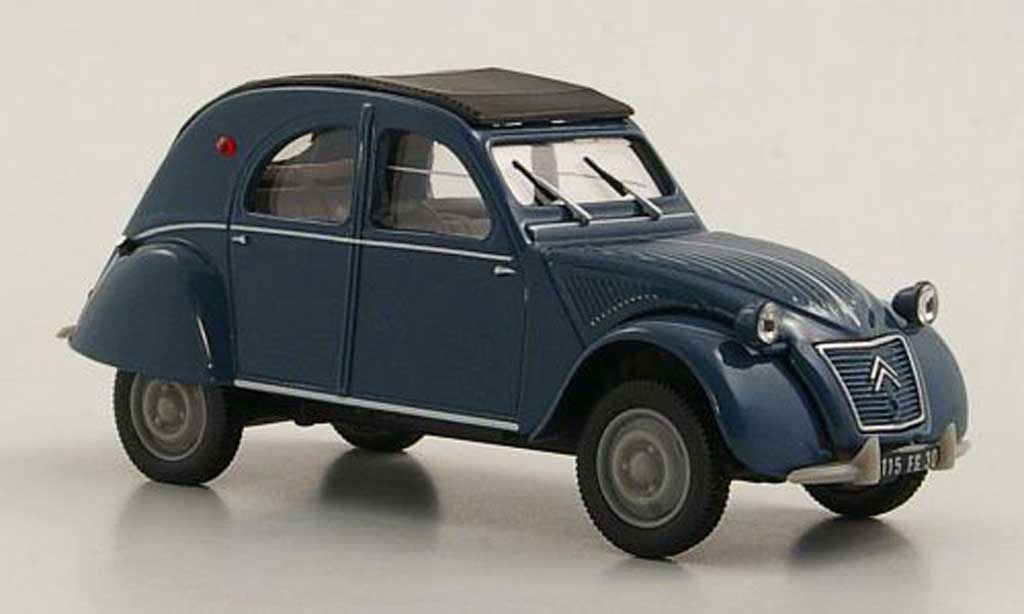 Citroen 2CV 1/43 Norev AZLP blu 1960 modellino in miniatura