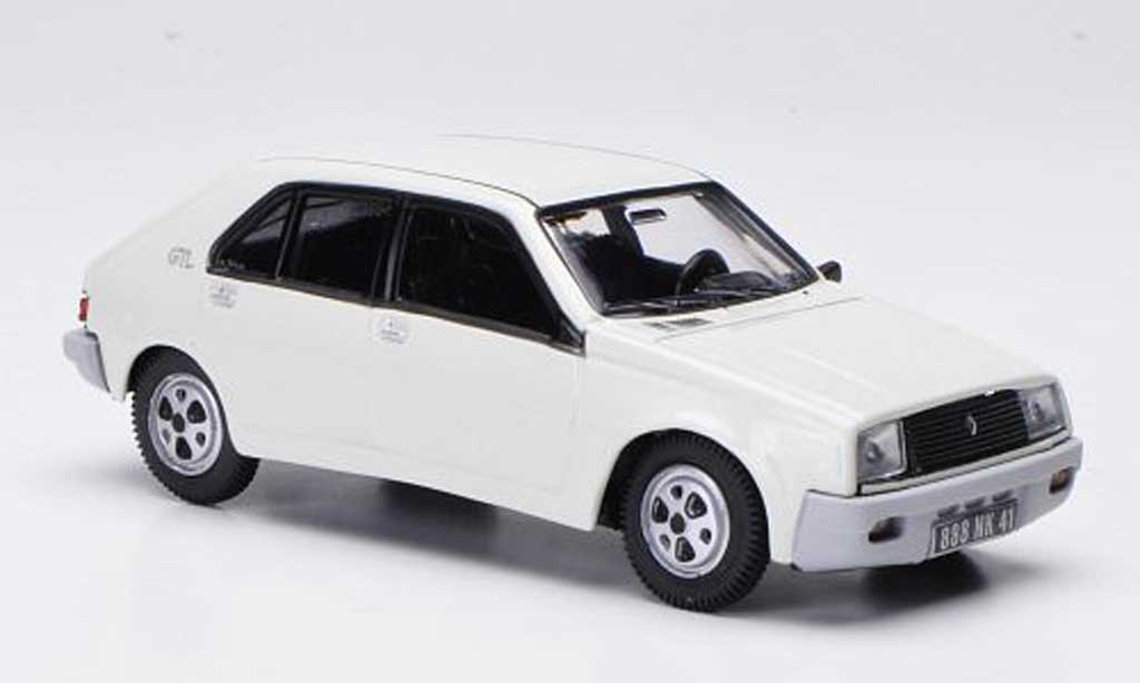 Renault 14 GTL 1/43 Norev GTL bianco 1979 modellino in miniatura