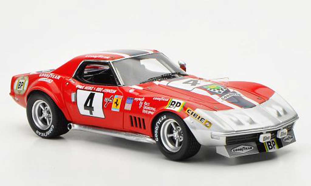 Chevrolet Corvette C3 1/43 TrueScale Miniatures C3 No.4 NART D.Heinz / B.Johnson 24h Le Mans 1972 modellino in miniatura