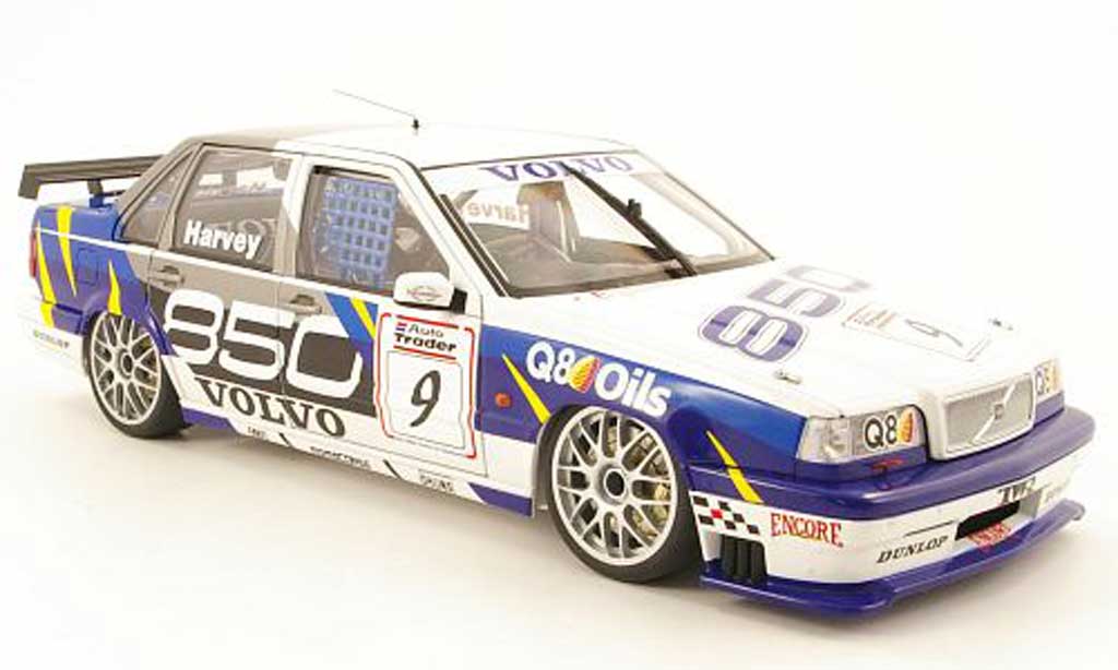 Volvo 850 Sedan 1/18 Autoart Sedan no9 q8 oils btcc 1995 tharvey modellino in miniatura